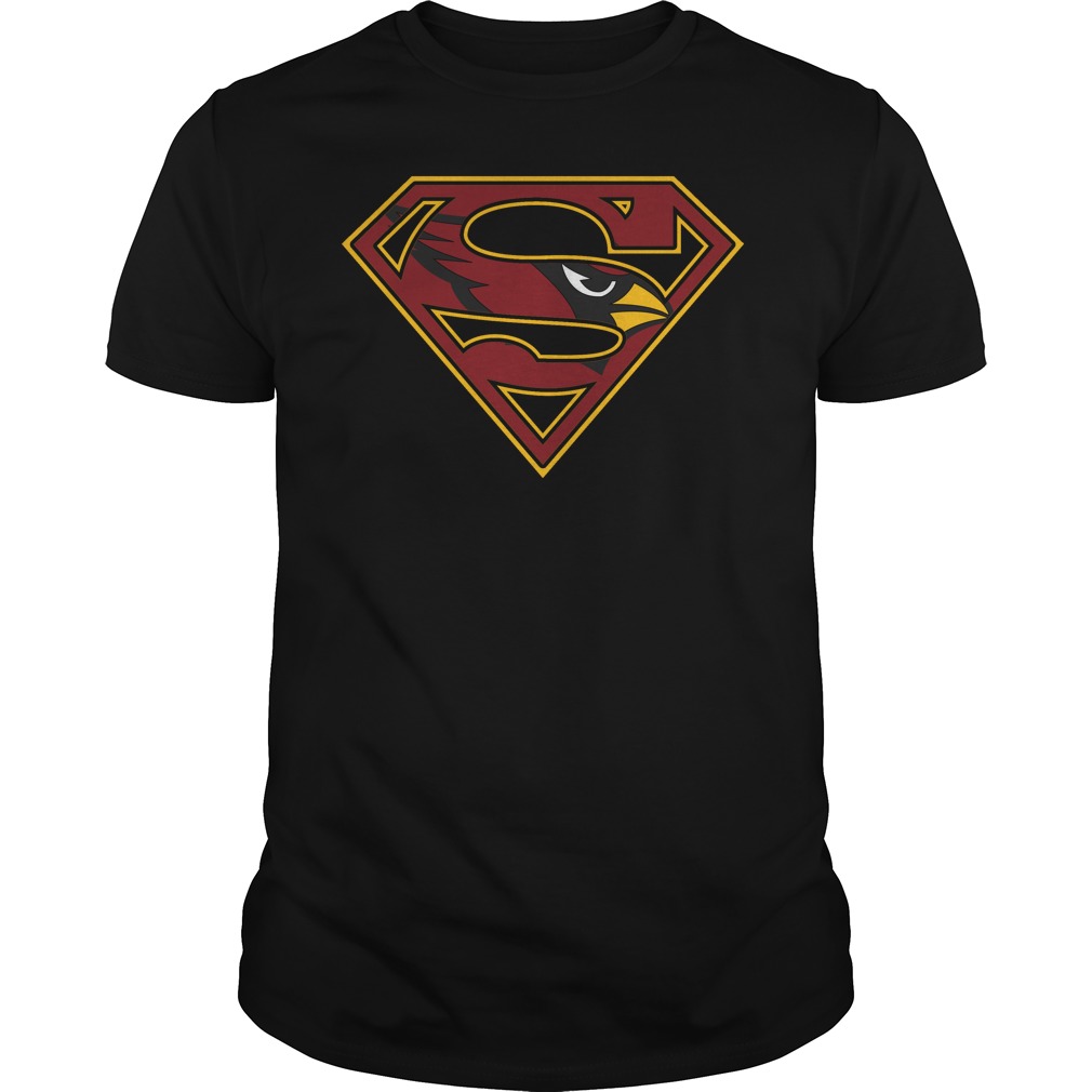 Arizona Cardinals Superman Logo T-Shirt 