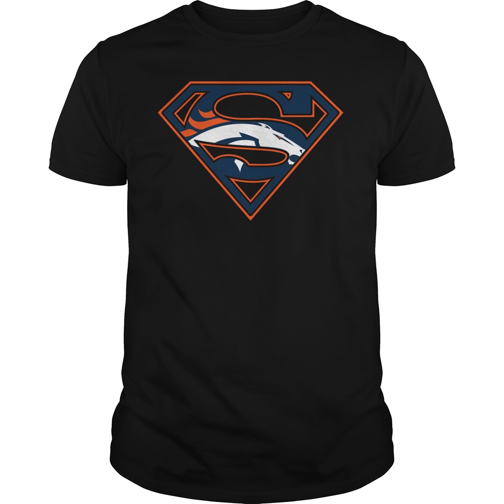 Denver Broncos Superman Logo T-Shirt 