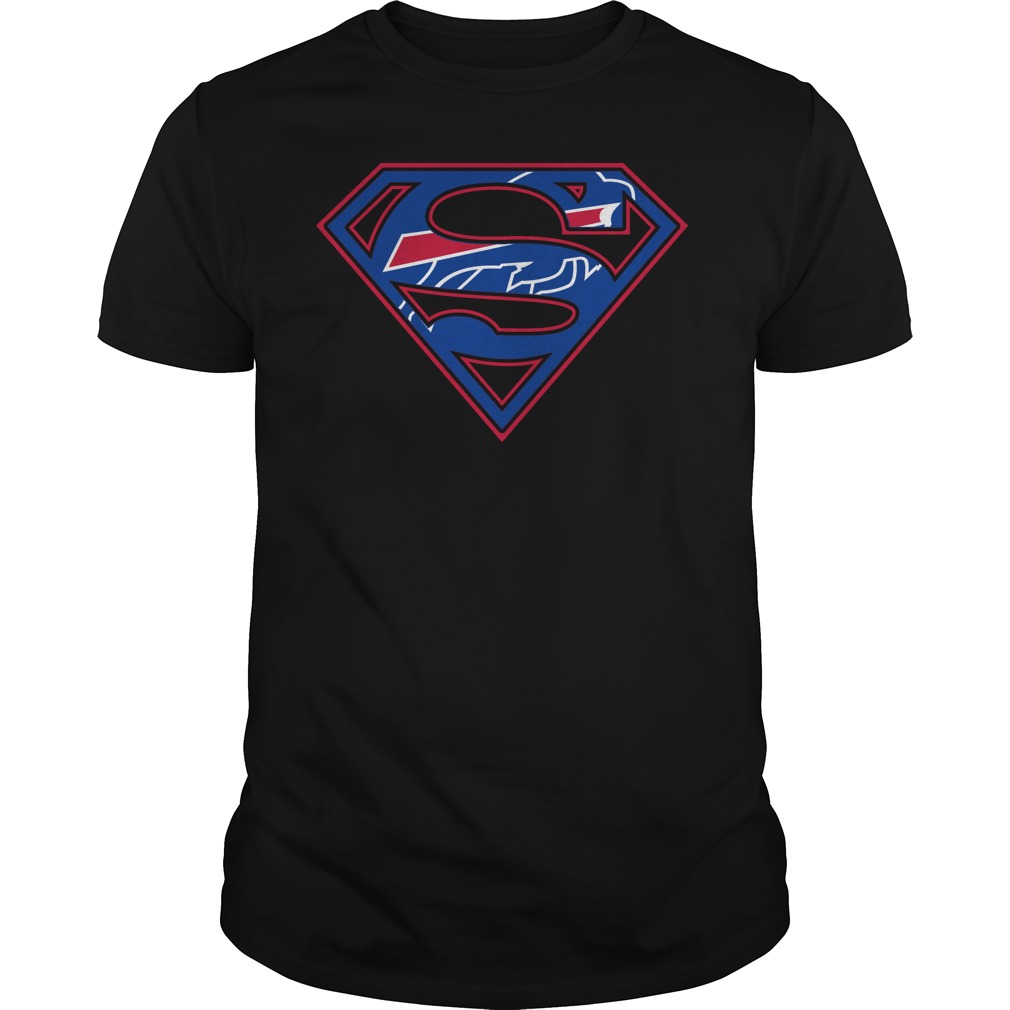 Buffalo Bills Superman Logo T-Shirt 