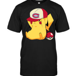 Montreal Canadians Pikachu Pokemon