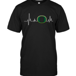 Oregon Ducks Heartbeat