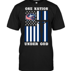 Columbus Blue Jackets - One Nation Under God