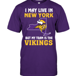 I May Live In New York But My Team Is The Minnesota Vikings