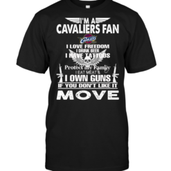 I'm A Cleveland Cavaliers Fan I Love Freedom I Drink Beer I Have Tattoos