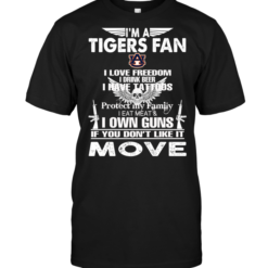 I'm An Auburn Tigers Fan I Love Freedom I Drink Beer I Have Tattoos
