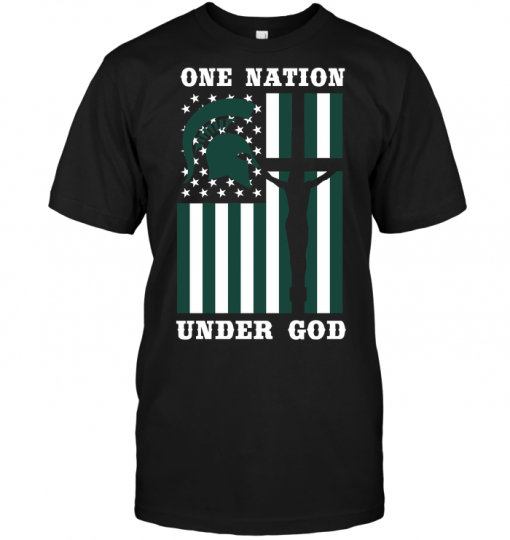 Michigan State Spartans - One Nation Under God