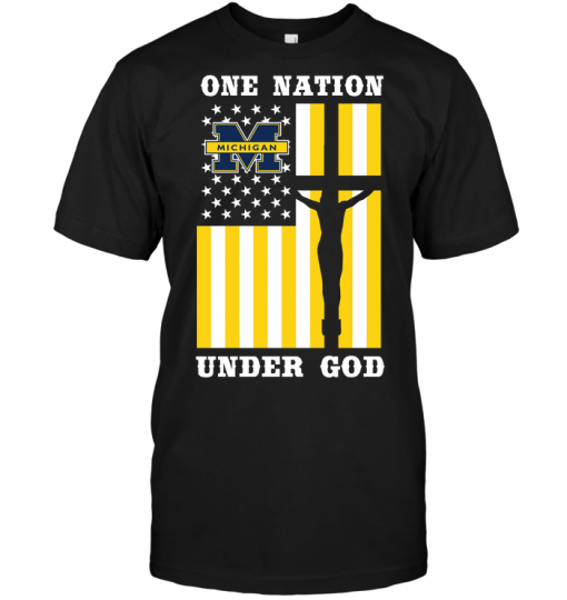 Michigan Wolverines - One Nation Under God