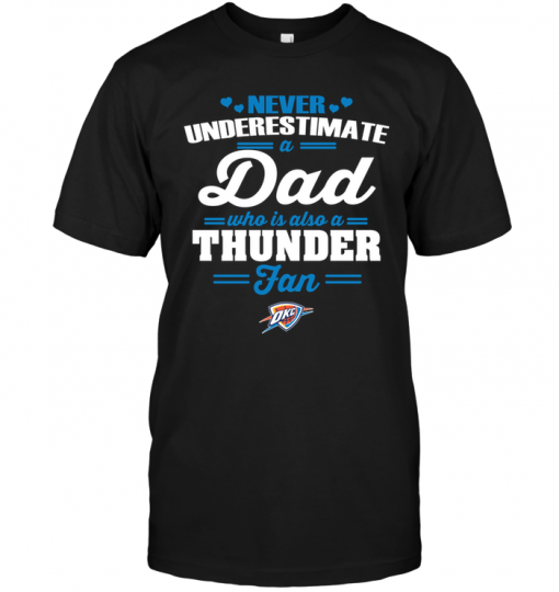 Never Underestimate A Dad Who Is Also An Oklahoma City Thunder Fan