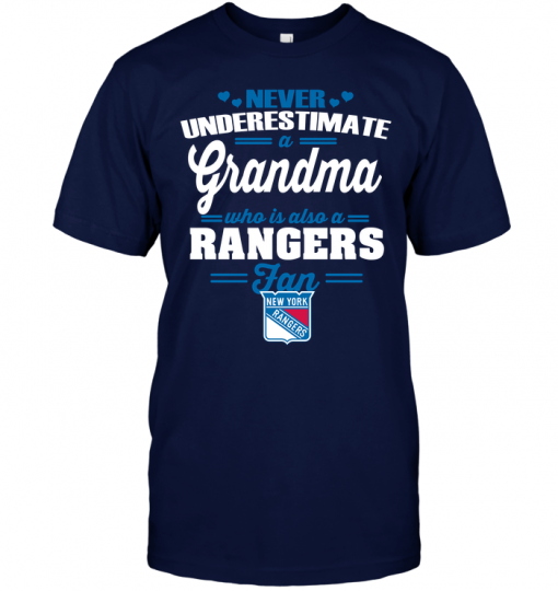 Never Underestimate A Grandma Who Is Also A New York Rangers Fan
