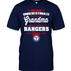 Never Underestimate A Grandma Who Is Also A Rangers Fan