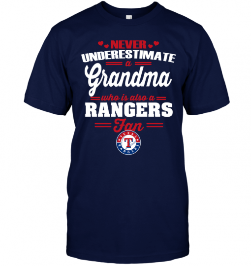Never Underestimate A Grandma Who Is Also A Rangers Fan