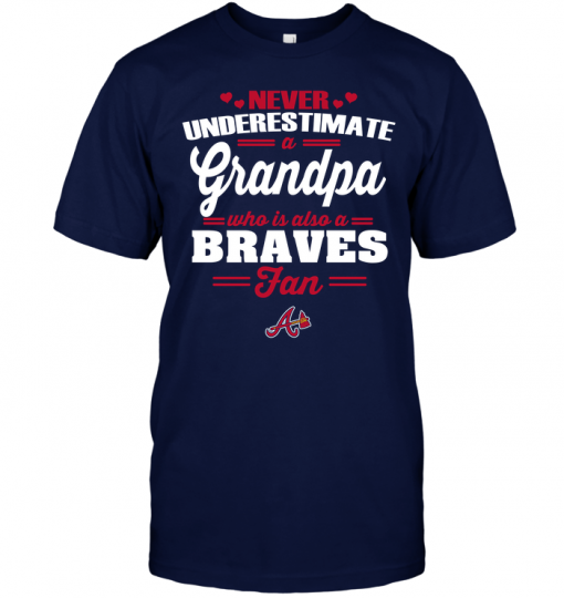 Never Underestimate A Grandpa Who Is Also A Braves Fan