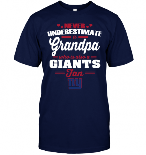 Never Underestimate A Grandpa Who Is Also A New York Giants Fan