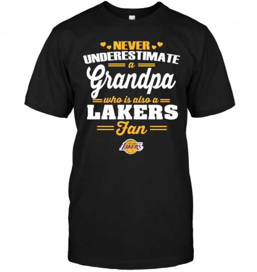 Never Underestimate A Grandpa Who Is Also A Lakers Fan