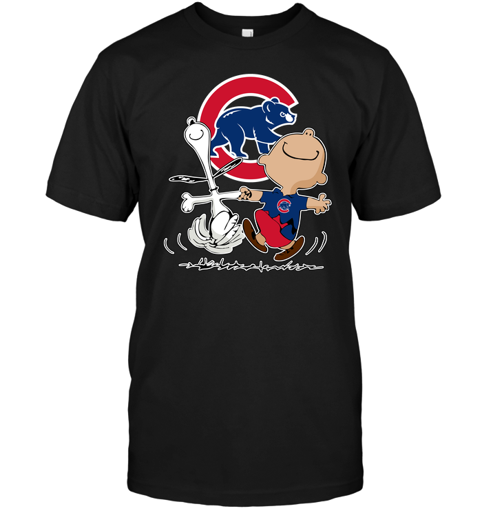 Charlie Brown & Snoopy: Chicago Cubs T-Shirt - TeeNaviSport