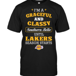 I'm A Graceful And Classy Southern Belle Until Lakers Season Starts