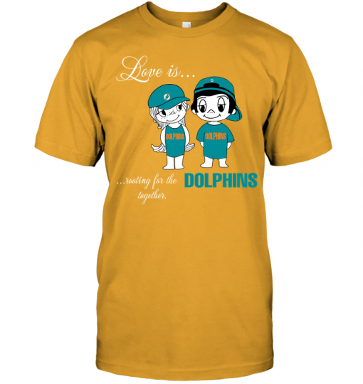 Love Is Rooting For The Dolphins Together