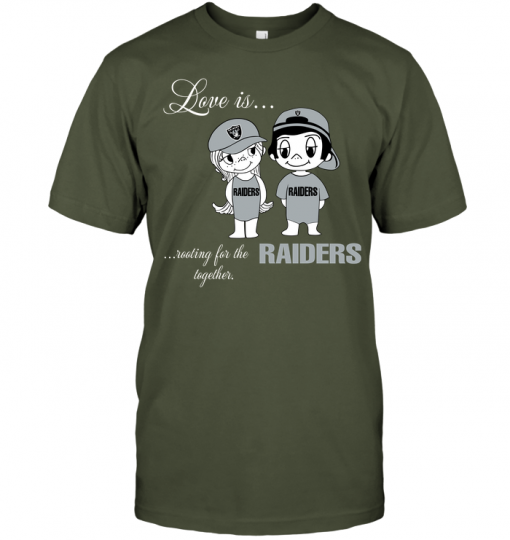 Love Is Rooting For The Raiders Together