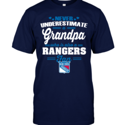 Never Underestimate A Grandpa Who Is Also A New York Rangers Fan