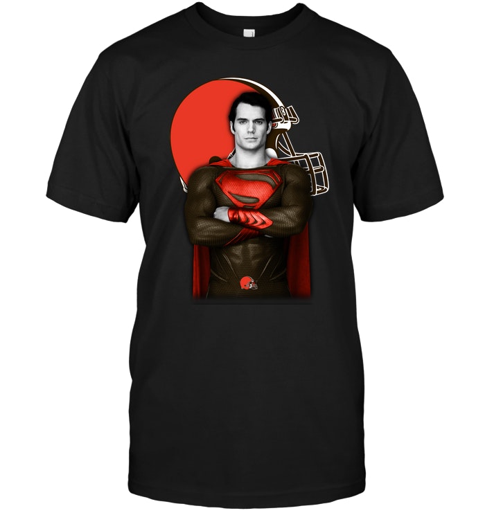 cleveland browns superman t shirt