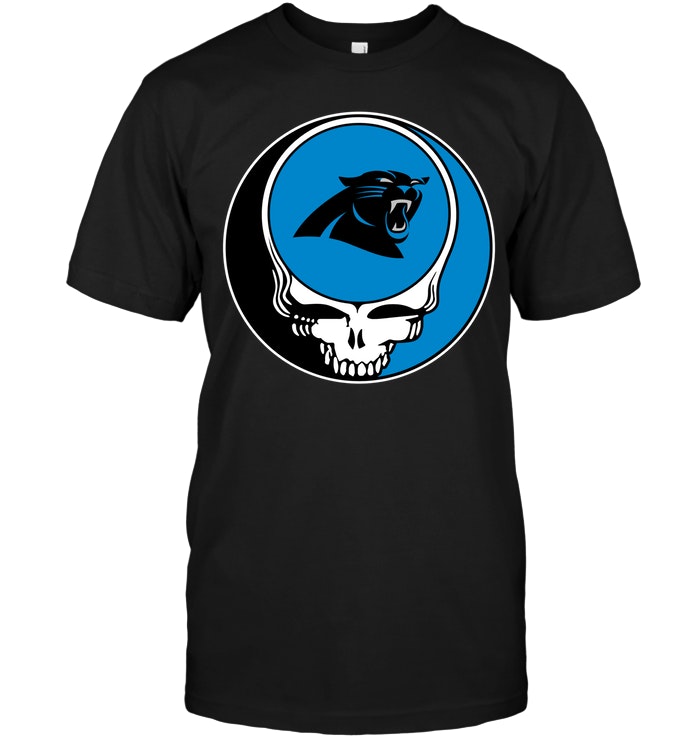 NFL Carolina Panthers Grateful Dead Fan Fan Football T-Shirt